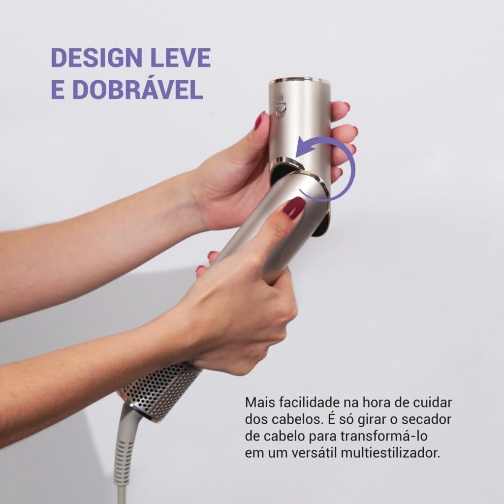 Secador de Cabelos Philco 4 em 1 Dobrável Motor BLDC PSC3500 