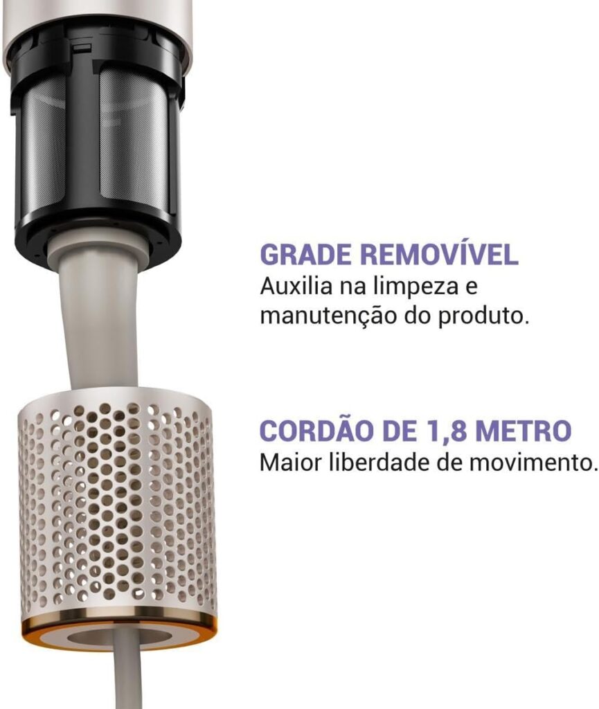 Secador de Cabelos Philco 4 em 1 Dobrável Motor BLDC PSC3500 