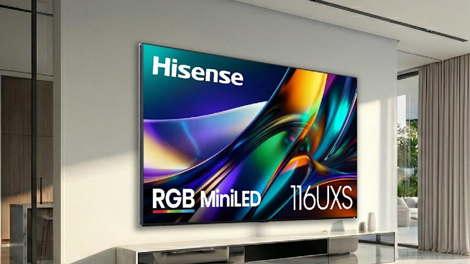 Hisense 116UXS 2026 TVs RGB Mini LED Micro LED First Look 116UXS