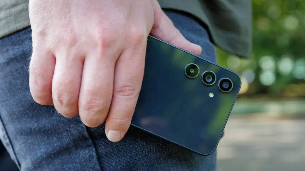 Galaxy A55 é ergonômico?