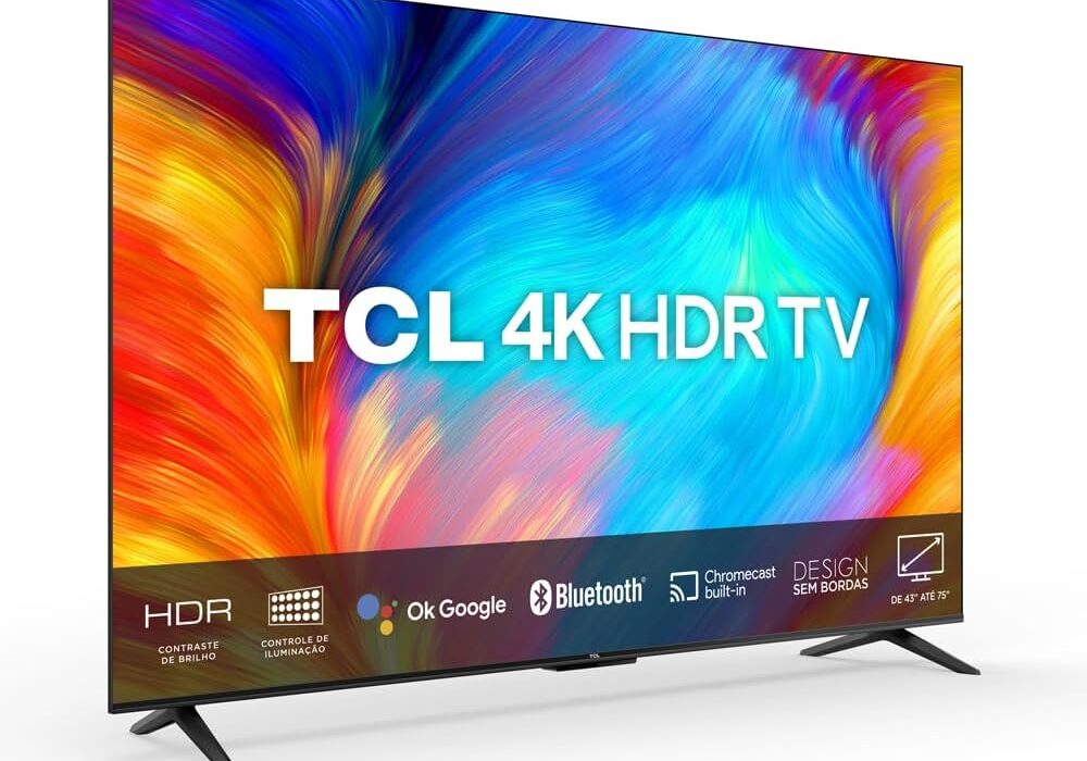 imagem da smart tv tcl 50p635 4k.