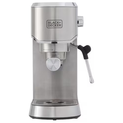 Cafeteira Espresso Black+Decker CEA1200G Gourmand Gris vista de frente