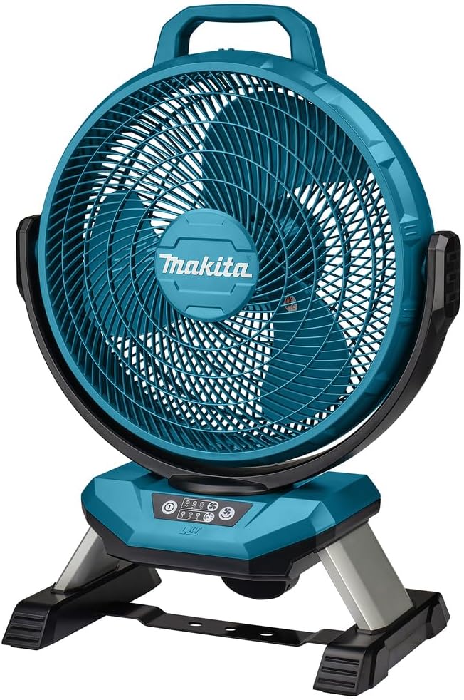 Ventilador Makita DCF301Z visto de frente