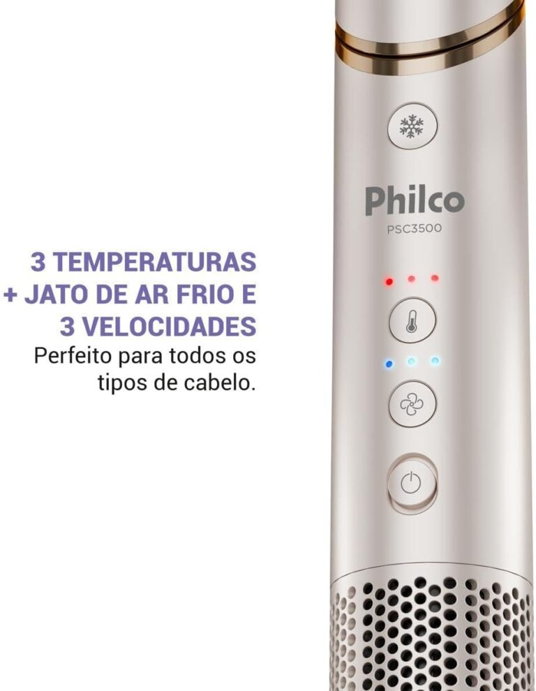 Secador Philco PSC3500 4 em 1 com motor BLDC é Bom?