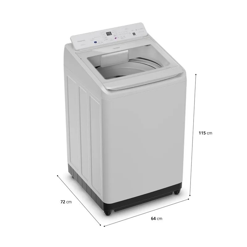 M&aacute;quina de lavar Intuitive+ Panasonic 19kg Lavagem Eficiente SmartSense Sistema Ciclone Ciclo
