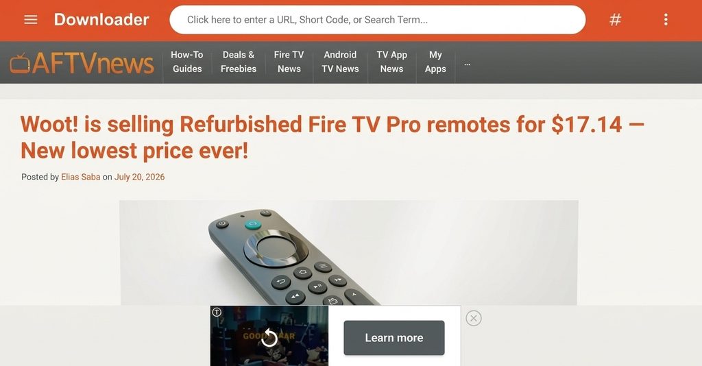 Downloader by AFTVnews.